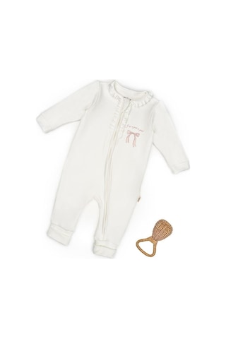 Babycosy Organic Wear Bebek Tulum %100 Organik Pamuk , Bebek - Yenidoğan- Csy8151 Powder