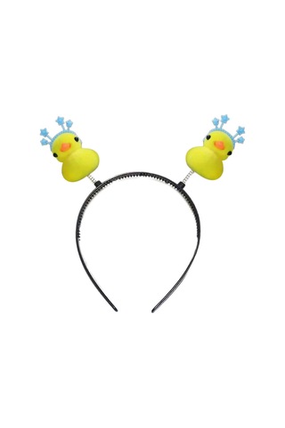 Genç Kız Yüz Yıkama Kafa Bantları Sevimli Sarı Ördek Şeklinde Diğer