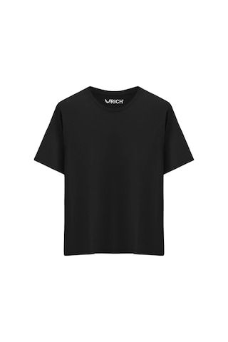 Rich Erkek 4 Lü Paket %100 Pamuk Oversize Tişört Basic Bisiklet Yaka Kısa Kollu T-shirt Gri