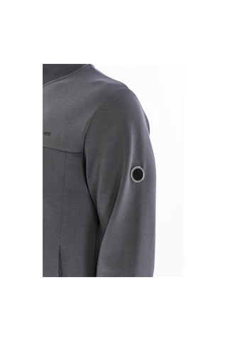 AR-MA Arma Erkek Slim Fit Örme Interlok Basic Tam Fermuar Dik Yaka Sweatshirt %80 Pamuk %14 Polyester %6 Elastan K30324989902 Gri