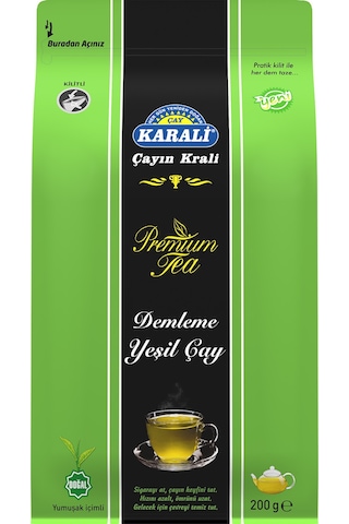 Karali Premium Dökme Yeşil Çay 200 G