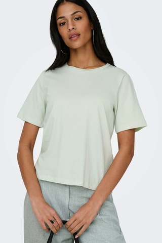Only Bayan T Shirt 15270390 Açık Yeşil Açık Yeşil