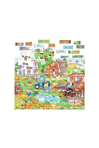 Headu 100 İngilizce Kelime Çiftlik - Puzzle