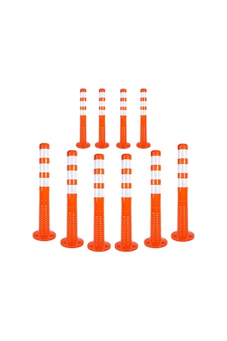 Esnek Şerit Ayırıcı Eko İleri Trafik Delinatör 75 CM 10 Adet