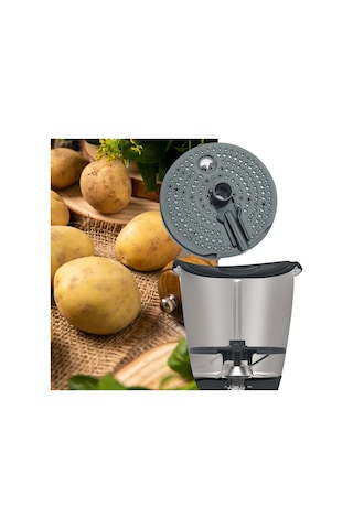 Suntek TM31 TM5 Aksesuarları Için Patates Soyma Aparatı Gri