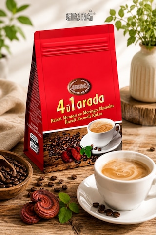 Ersağ 4’ü 1 Arada Reişi Mantarlı Kahve 350 G