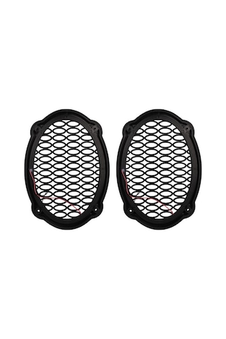 Poke Pk-5052 Oval Hoparlör Kapağı Turuncu Led Sabit 2 Li Paket Diğer