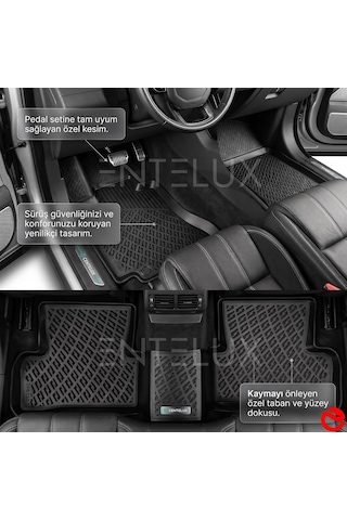 Bmw X1 20i Sdrive 2026 İle Uyumlu Tpe 3d Premium Paspas Seti