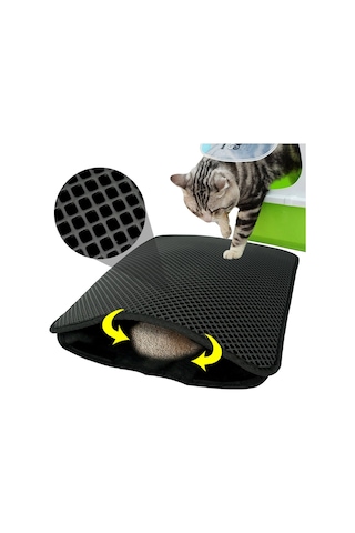 Plentiful Kedi Tuvalet Önü Kum Toplayıcı Temizleyici Elekli Paspas