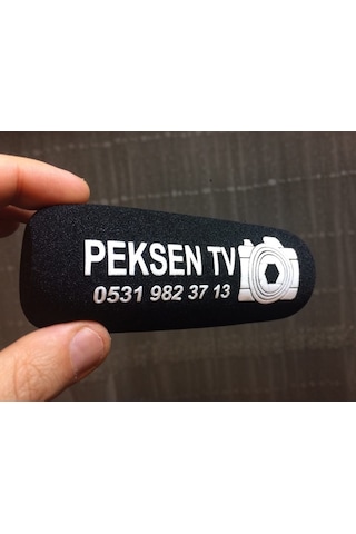 Kamera Mikrofon Süngerlerine Dijital Baskı