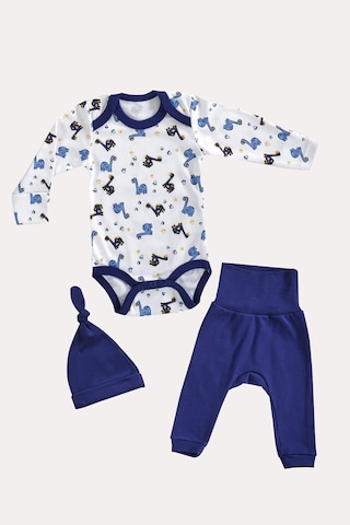 Mama Padre Tiny Dino Yenidoğan Mini Set - 3 Parça Renkli - 861047057 Renkli