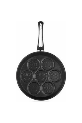 Papilla Emoji Pankek Tava 28 Cm Bakır - Beyaz