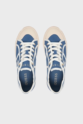 Guess Issah Kadın Sneaker Ayakkabı Flpıssfal12 Mavi