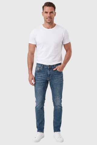 Rizzup Erkek Slim Fit Dar Kesim Likralı Mavi Kot Pantolon Yumuşak Dokulu Esnek Jean 2600692