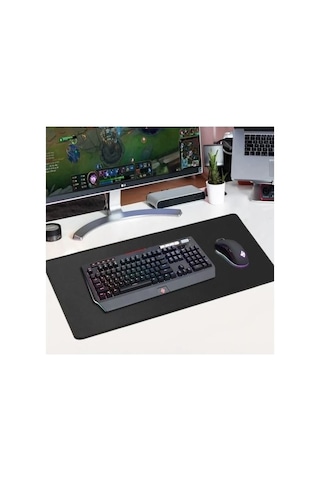 Siyah 90x40 Cm Xxl Gaming Oyuncu Mouse Pad Mousepad