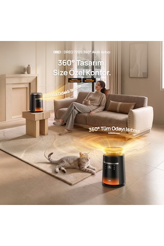 Dreo 720S 2000 W Akıllı Seramik Isıtıcı
