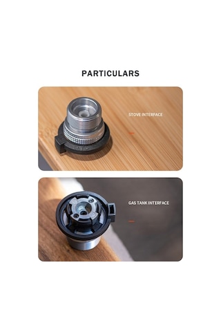 Novahub Propane Fırın Kartuş Adaptörü Dış Mekan Kamp Piknik Aksesuarı, Alüminyum Bağlantı Parçası, Gümüş Gümüş