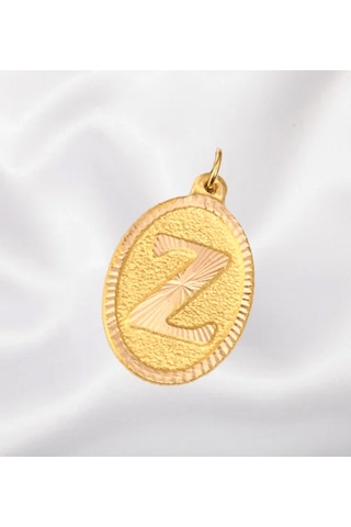 Enderun Kuyumculuk 14 Ayar Altın Z Harf Kolye