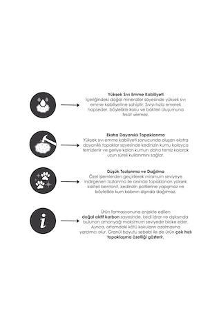 Gofrette Natural Topaklaşan Bentonit Kedi Kumu 20 L