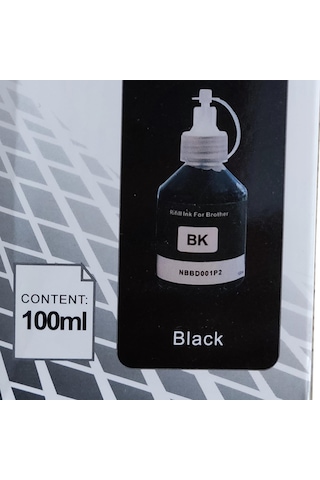 Melsan Brother Bt-6000bk Uyumlu Siyah Uyumlu Mürekkep 3x100 Ml Toplam 300 Ml
