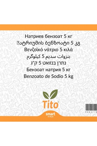 Sodyum Benzoat E211 5 Kg