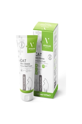 Vetdeluxe Antistress Relax Malte Sakinleştirici Tüy Yumağı Önleyici Macun 100 G