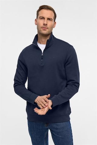 Süvari Lacivert Regular Düz Yarım Balıkçı Yaka Sweatshirt Lacivert