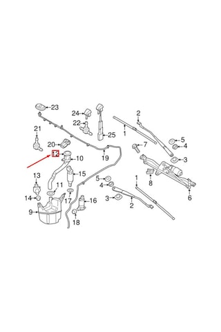 S60 V60 Cam Su Depo Kapağı
