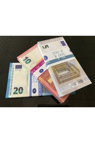 Yeni 300 Adet Euro 5-10 Ve 20 Euro Geçersiz Eğlence Dizi F...