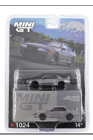 Mini Gt 1/64 Nissan Skyline Gt-r Nısmo Bnr32 Crs Version Dark Metal Gray - Blister Paket 1024 Gri
