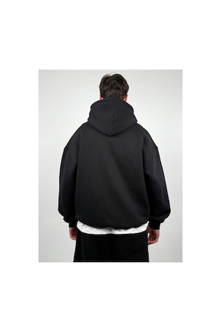 Zaee Basic Oversize Hoodie siyah