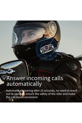 Primepickings V9 Kablosuz Kulaklık Bt5.0 Şarj Edilebilir Sesli Arama Eller Serbest Telefon Motosiklet Kaskı Kulaklığı 850mah Pil