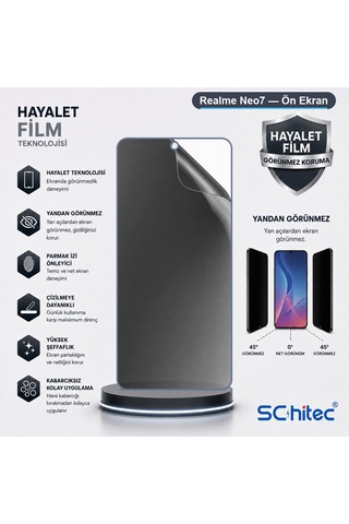 Neo7 Uyumlu Ön Yüzey Hayalet Privacy Hidrojel Ekran Koruyucu 50361328