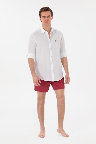 U.s. Polo Assn. Erkek Vişne Deniz Şortu 50300032-vr223 Vişne Bordo