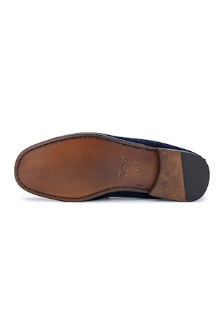 D.leporı Erkek Hakiki Deri Lacivert Süet Loafer Ayakkabı 1018 06 Erk Ayk Y24 Blu Suede Çok Renkli