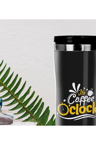 Bk Gift Coffee Tasarımlı Çelik Termos Bardak Sku: Smg8690010556394 Açık