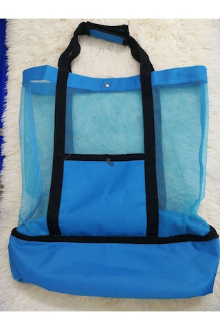 Shineyee Mavi Dışarıda Kullanıma Uygun Çiftlik Çanta: Isı Yalıtımı Sağlar, Buzluk Ve Ağızlı Plaj Çantası Fonksiyonları İle Çok Amaçlı Tasarım Mavi