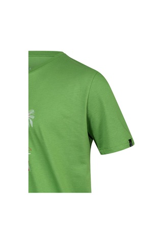 2as Alex Baskılı Erkek Sıfır Yaka T-shirt 047 Yeşil