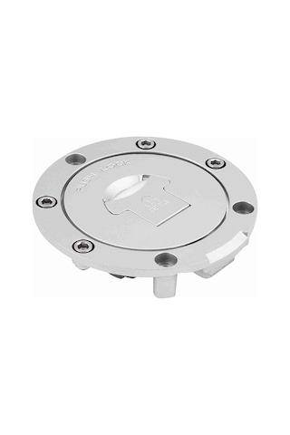 Konesam Honda Cbr 600rr, F4, F4i Vb. İçin Paslanmaz Çelik Yakıt Tankı Kapak Kilitli Anahtarlı, Yağ Sızıntısı Engelleme Ve Toz Koruma