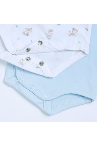 Chicco Erkek Bebek 2li Kolsuz Body Set 09102037000000 000021 Mavi