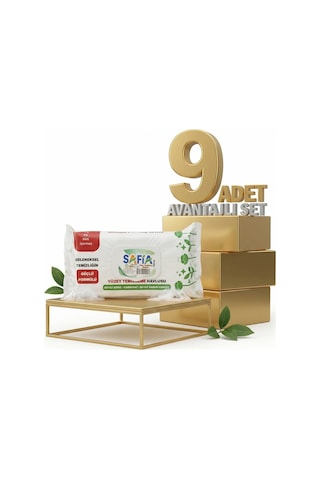 Safia Yüzey Temizleme Havlusu 9x50 Adet 50'li Set