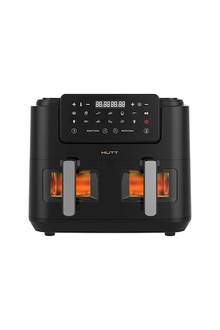 Hutt D9 Çift Hazneli 9 Lt Airfryer Yağsız Fritöz