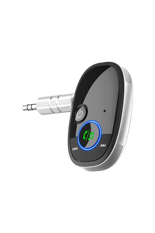 Sones Araç Bluetooth Alıcısı Müzik Çalar Kablosuz Ses Dönüştürücü Siyah