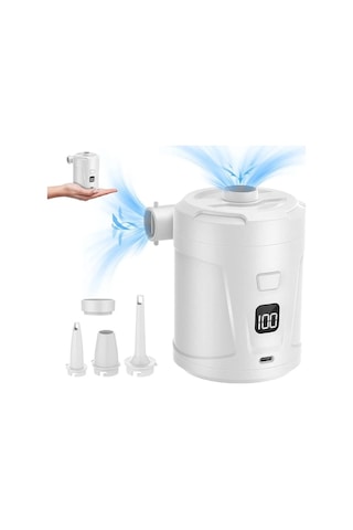 Zyzqstore Elektrikli Hava Pompası: Pil Şarjlı Hava Şişirme, Pratik Yolculuk Yardımcısı 1 Adet