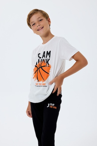 Rolypoly Erkek Çocuk Beyaz Pijama Takım Rp3762-c-v1