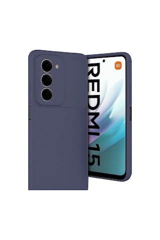 Xiaomi Redmi 15 4g Auto Focus Karbon Kapak - Lacivert Hmngo48-ıeg4874d Çok Renkli Çok Renkli
