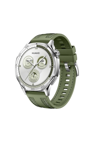 Sneezy Huawei Watch Gt5 Pro 46mm İle Uyumlu Metal Tokalı Dikiş Detaylı Şık Dokuma Silikon Kordon