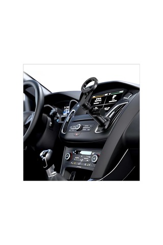 Go Des Gd-hd327 Magnetik 360 Dönebilen Düz Zemin Ve Havalandırma Tasarımlı Araç Telefon Tutucu Siyah