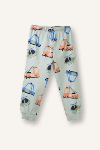Defacto 2li Pijama Takımı Erkek Bebek H5618a526augn1181 Yeşil-gn1181