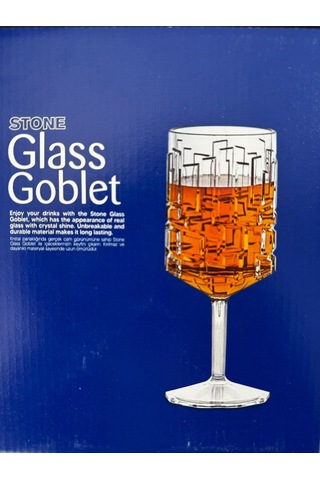 Kırılmaz Kadeh Bardak 200 Ml Kokteyl Ve Şarap Kadehi 10 Adet Şeffaf